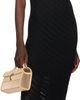 Magda Butrym Magda Butrym Off-White Crystal Mesh Flat Mules - 5