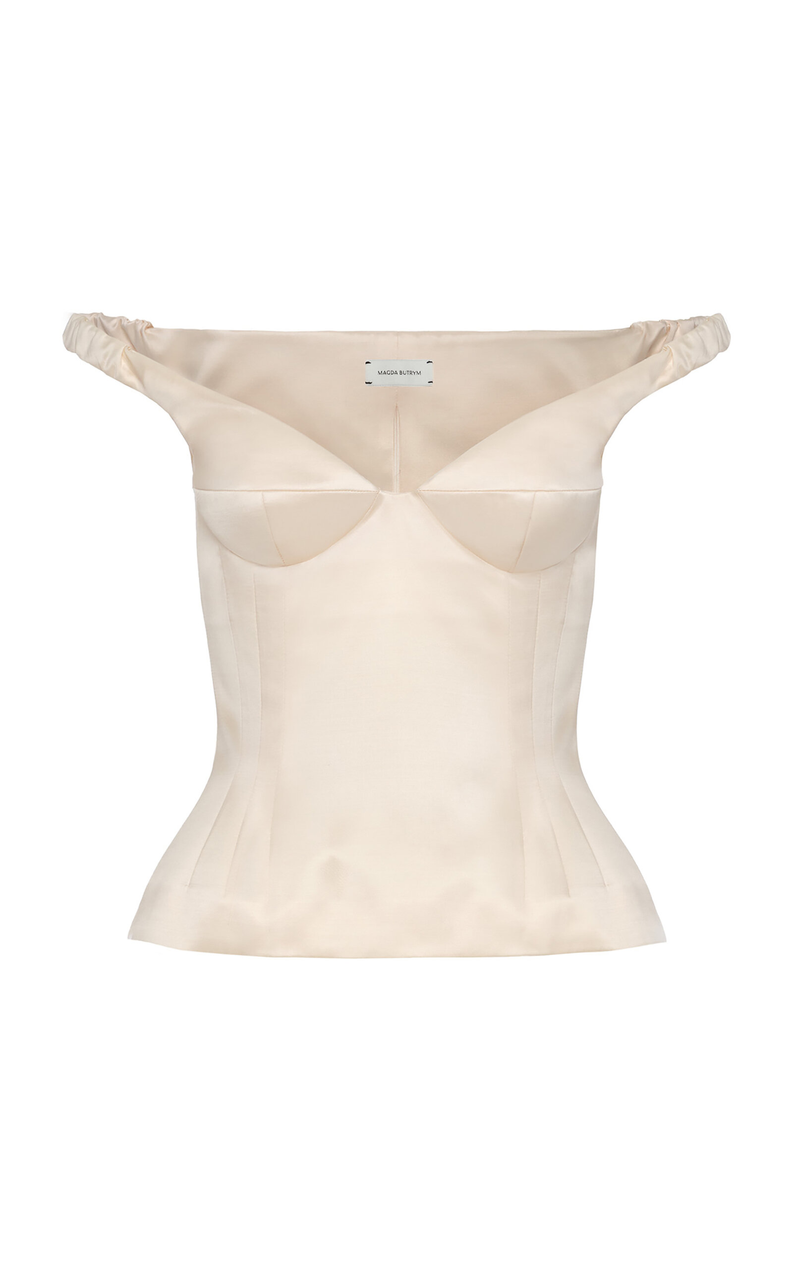 Magda Butrym Magda Butrym OffTheShoulder WoolBlend Top