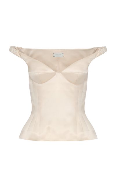 Magda Butrym Magda Butrym OffTheShoulder WoolBlend Top