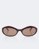 Magda Butrym Magda Butrym Oval acetate sunglasses - 1