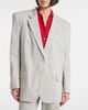 Magda Butrym Magda Butrym Oversized linen and wool blazer - 5