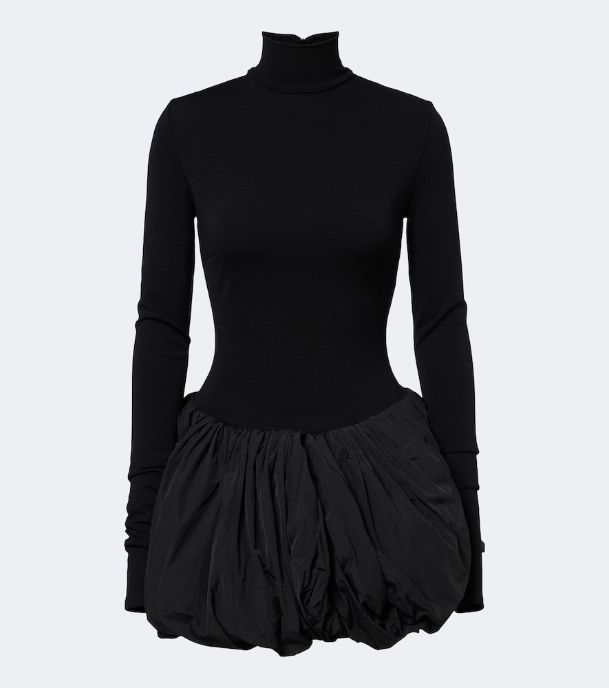 Magda Butrym Magda Butrym Paneled wool-blend minidress