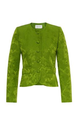 Magda Butrym Magda Butrym Patterned LinenSilk Jacket