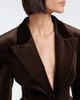 Magda Butrym Magda Butrym Peplum cotton-blend velour blazer dress - 3