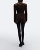 Magda Butrym Magda Butrym Peplum cotton-blend velour blazer dress - 5