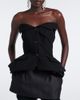 Magda Butrym Magda Butrym Peplum cotton bustier top - 2