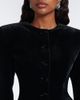 Magda Butrym Magda Butrym Peplum velvet blazer - 3