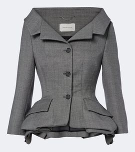 Magda Butrym Magda Butrym Peplum virgin wool blazer
