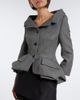 Magda Butrym Magda Butrym Peplum virgin wool blazer - 2