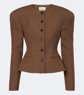 Magda Butrym Magda Butrym Peplum virgin wool jacket