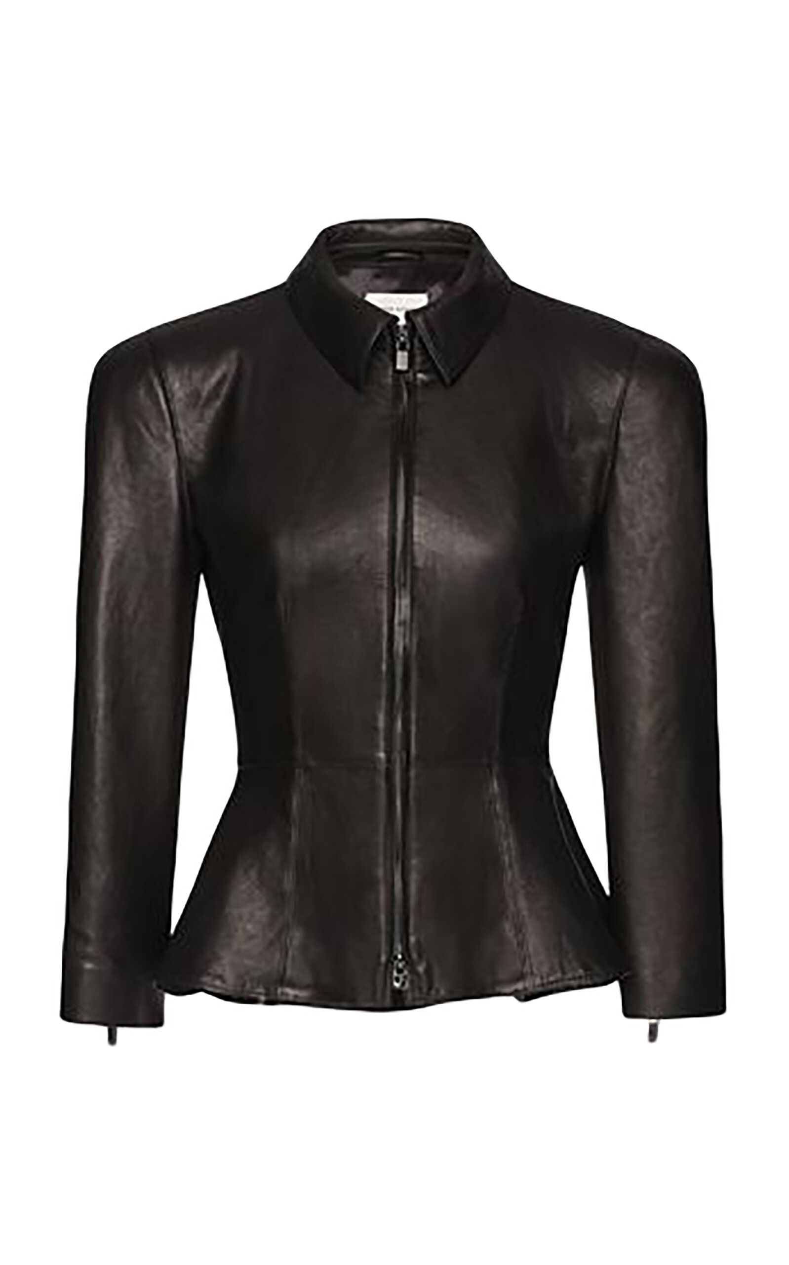 Magda Butrym Magda Butrym PeplumWaist Leather Jacket
