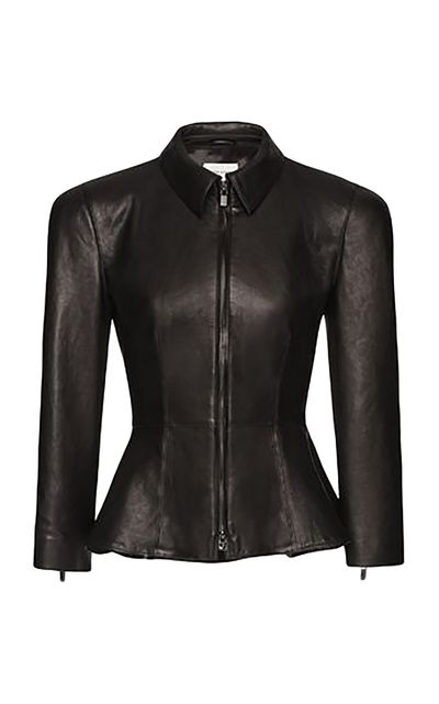 Magda Butrym Magda Butrym PeplumWaist Leather Jacket