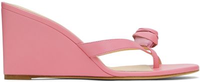 Magda Butrym Magda Butrym Pink Wedge Heeled Sandals