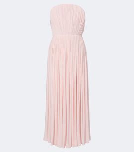 Magda Butrym Magda Butrym Pleated bustier cocktail dress