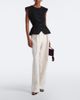 Magda Butrym Magda Butrym Pleated silk and wool wide-leg pants - 2