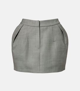 Magda Butrym Magda Butrym Pleated wool-blend miniskirt