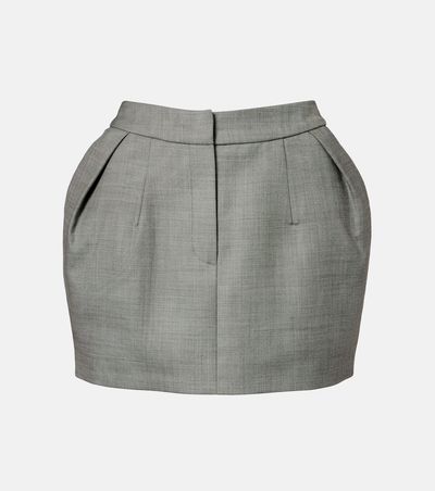 Magda Butrym Magda Butrym Pleated wool-blend miniskirt