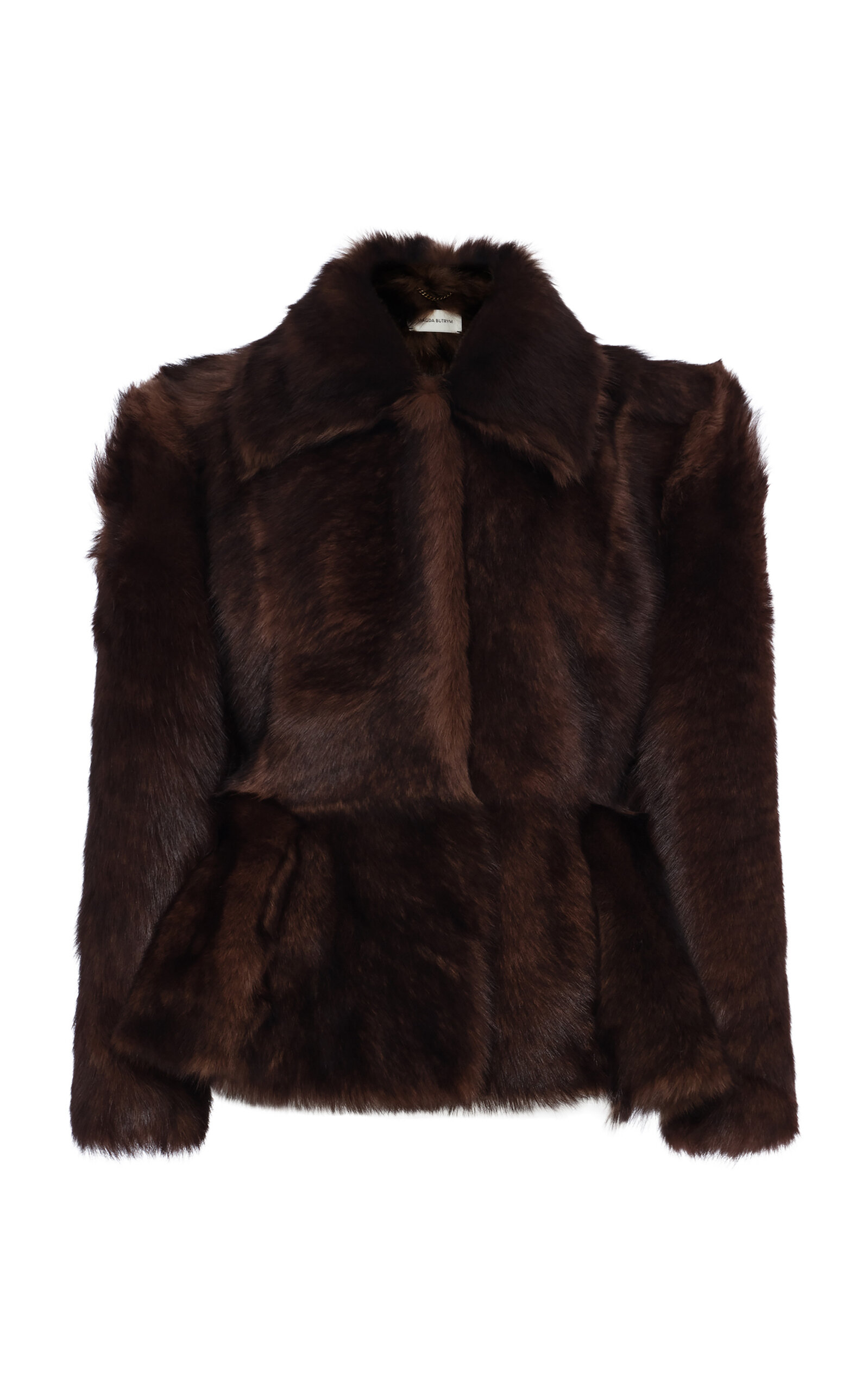 Magda Butrym Magda Butrym Relaxed Leather Shearling Jacket
