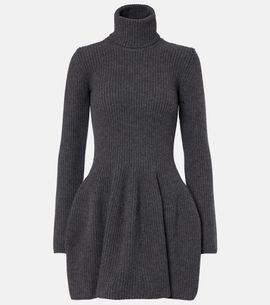 Magda Butrym Magda Butrym Ribbed-knit cashmere minidress