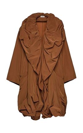 Magda Butrym Magda Butrym Ruched CottonBlend Coat