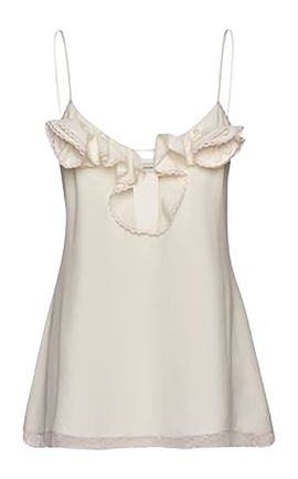 Magda Butrym Magda Butrym Ruffled SilkBlend Top