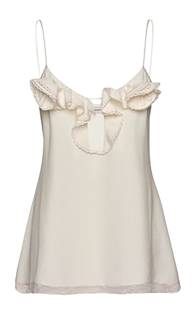 Magda Butrym Magda Butrym Ruffled SilkBlend Top