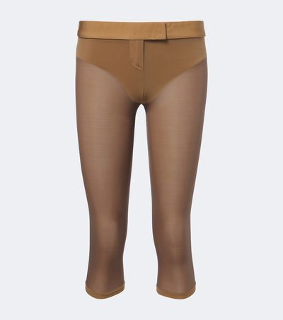 Magda Butrym Magda Butrym Semi-sheer capri pants