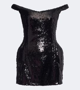 Magda Butrym Magda Butrym Sequined off-shoulder minidress