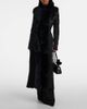 Magda Butrym Magda Butrym Shearling-trimmed suede coat - 2