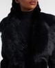 Magda Butrym Magda Butrym Shearling-trimmed suede coat - 4