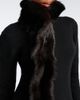 Magda Butrym Magda Butrym Shearling-trimmed wool and cashmere cardigan - 3