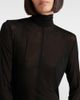 Magda Butrym Magda Butrym Sheer faux fur-trimmed minidress - 4