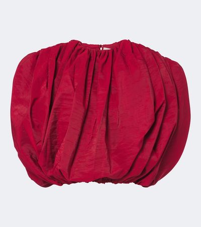 Magda Butrym Magda Butrym Silk-blend taffeta crop top
