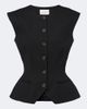 Magda Butrym Magda Butrym Silk and cashmere vest - 1