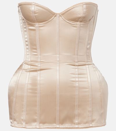 Magda Butrym Magda Butrym Silk satin corset