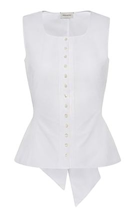Magda Butrym Magda Butrym Sleeveless Cotton Blouse