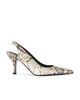 Magda Butrym Magda Butrym Snake Low Slingback Heel - 1