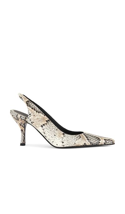 Magda Butrym Magda Butrym Snake Low Slingback Heel