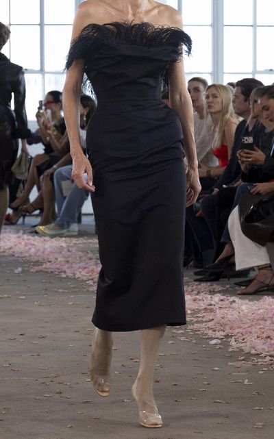 Magda Butrym Magda Butrym Strapless Cotton Midi Dress