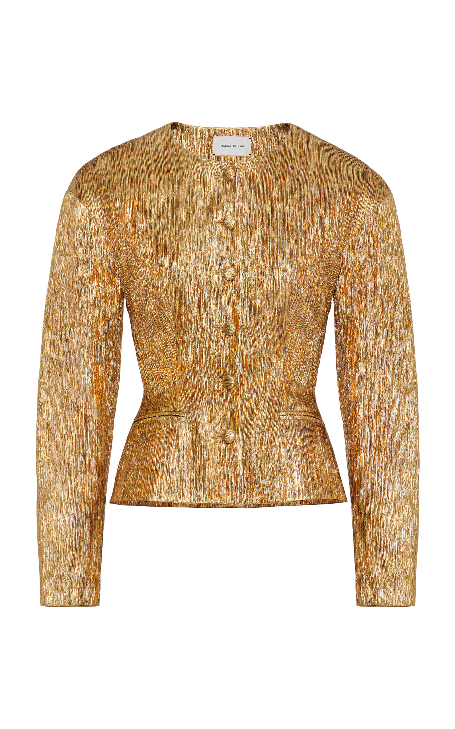 Magda Butrym Magda Butrym Tailored Metallic Jacket