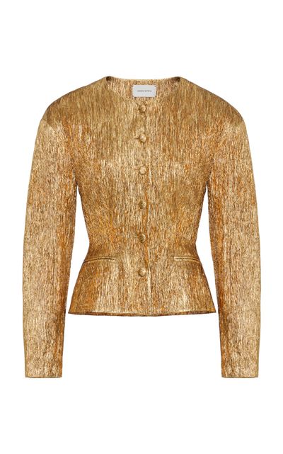 Magda Butrym Magda Butrym Tailored Metallic Jacket
