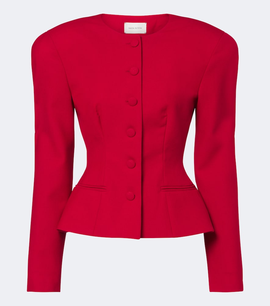 Magda Butrym Magda Butrym Virgin wool peplum jacket