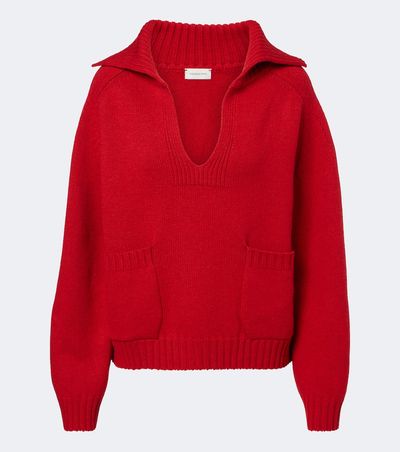 Magda Butrym Magda Butrym Wool and cashmere polo sweater