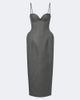Magda Butrym Magda Butrym Wool bustier dress - 1