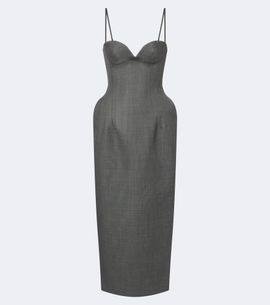 Magda Butrym Magda Butrym Wool bustier dress