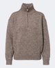 Magda Butrym Magda Butrym Wool half-zip sweater - 1