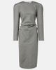 Magda Butrym Magda Butrym Wool tie-detail midi dress - 1