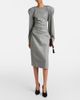 Magda Butrym Magda Butrym Wool tie-detail midi dress - 2