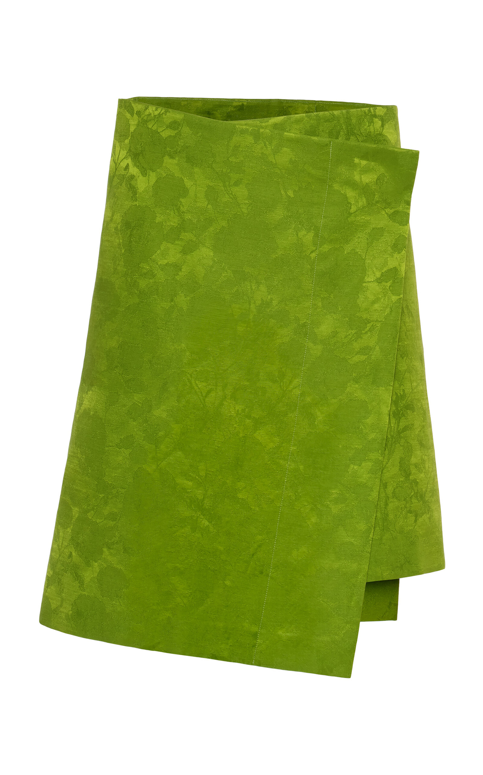 Magda Butrym Magda Butrym WrapFront LinenSilk Midi Skirt