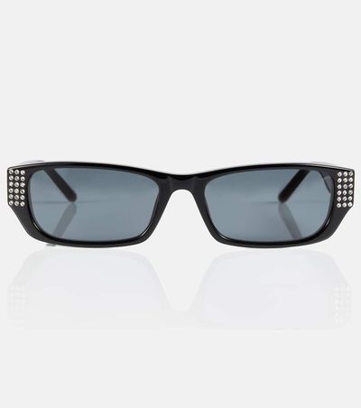 Magda Butrym Magda Butrym x Linda Farrow embellished rectangular sunglasses